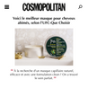 Masque capillaire Aloe Vera Argan article Cosmopolitain Meilleur Masque